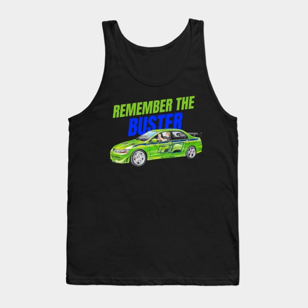 Remember the buster Tank Top by MOTOSHIFT